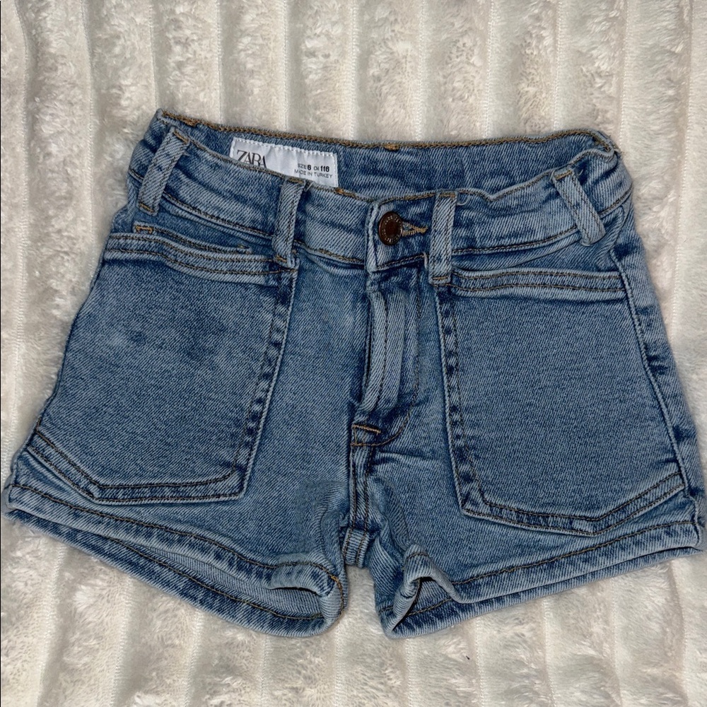 Zara Kids Classic Blue Jean Shorts
